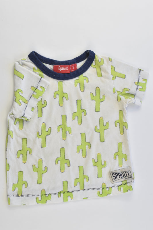 Sprout Size 0 Cactus T-shirt