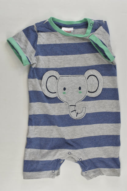 Sprout Size 0 Elephant Short Romper