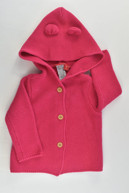 Sprout Size 0 Knitted Hooded Jumper