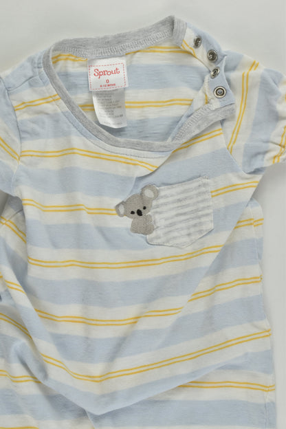 Sprout Size 0 Koala Short Romper