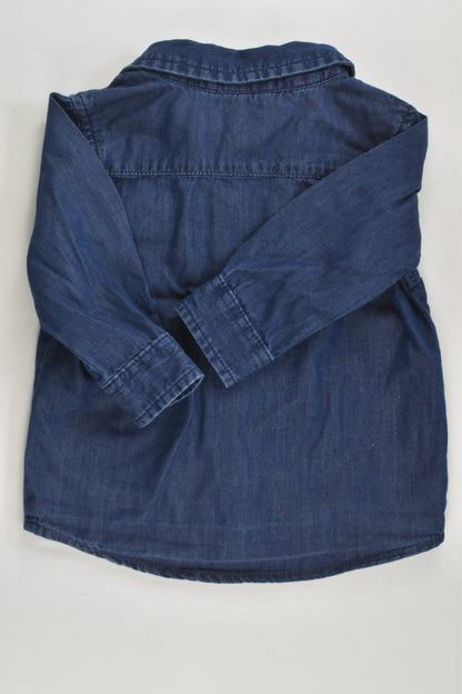 Sprout Size 0 Lightweight Denim Shirt