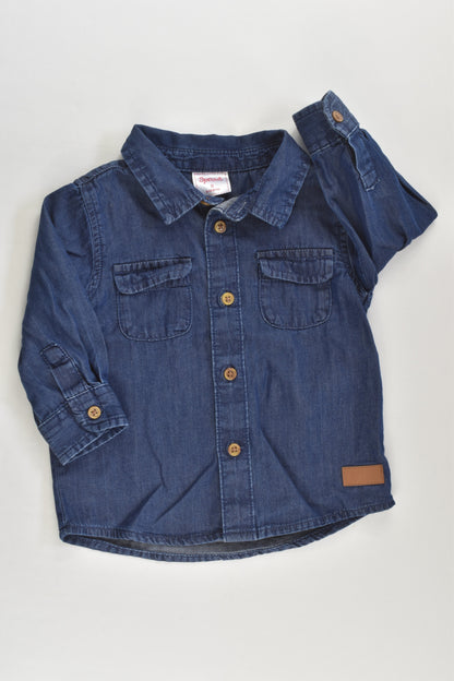 Sprout Size 0 Lightweight Denim Shirt