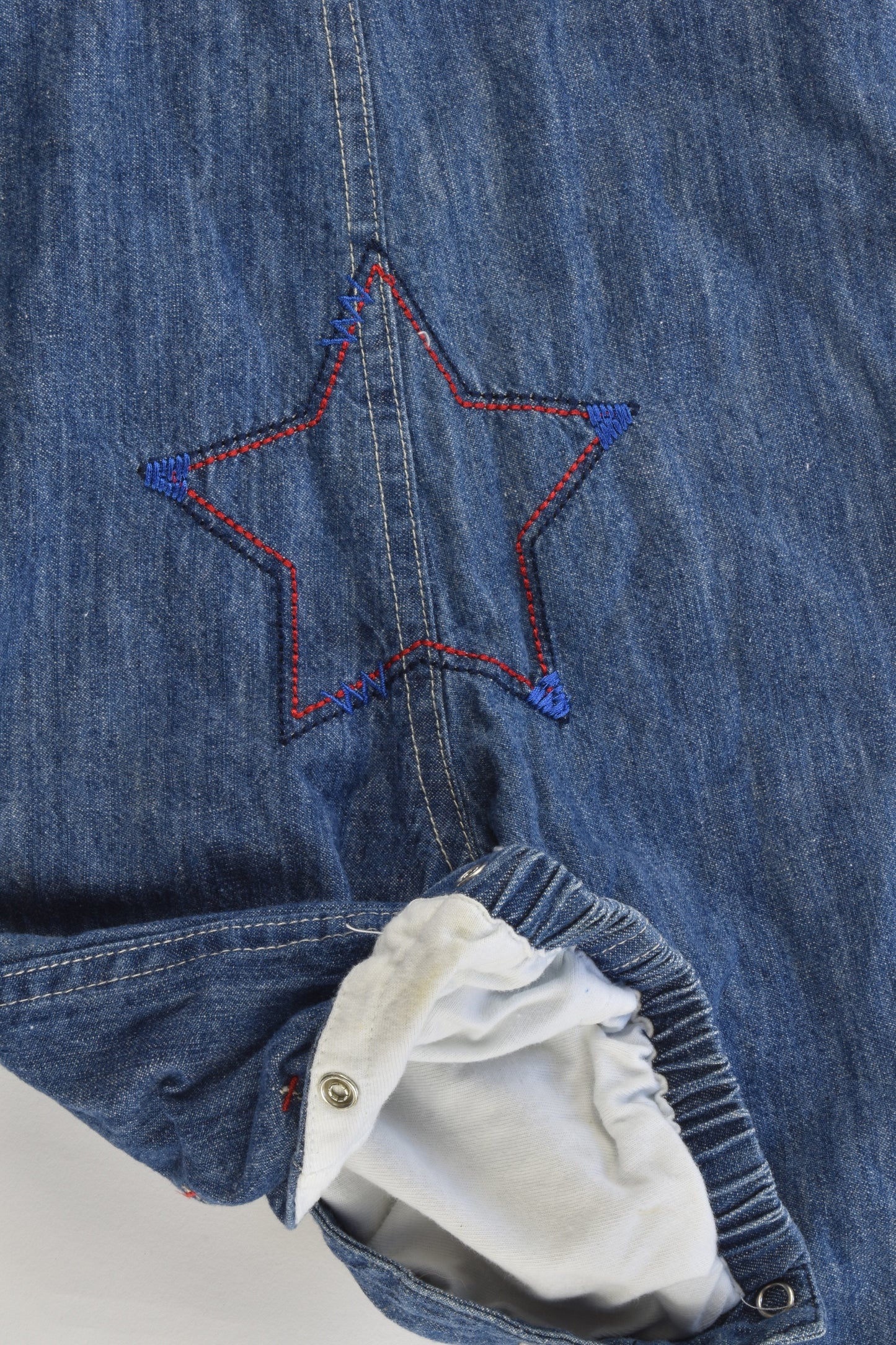 Sprout Size 0 Lined Denim Overalls with Star at the Back