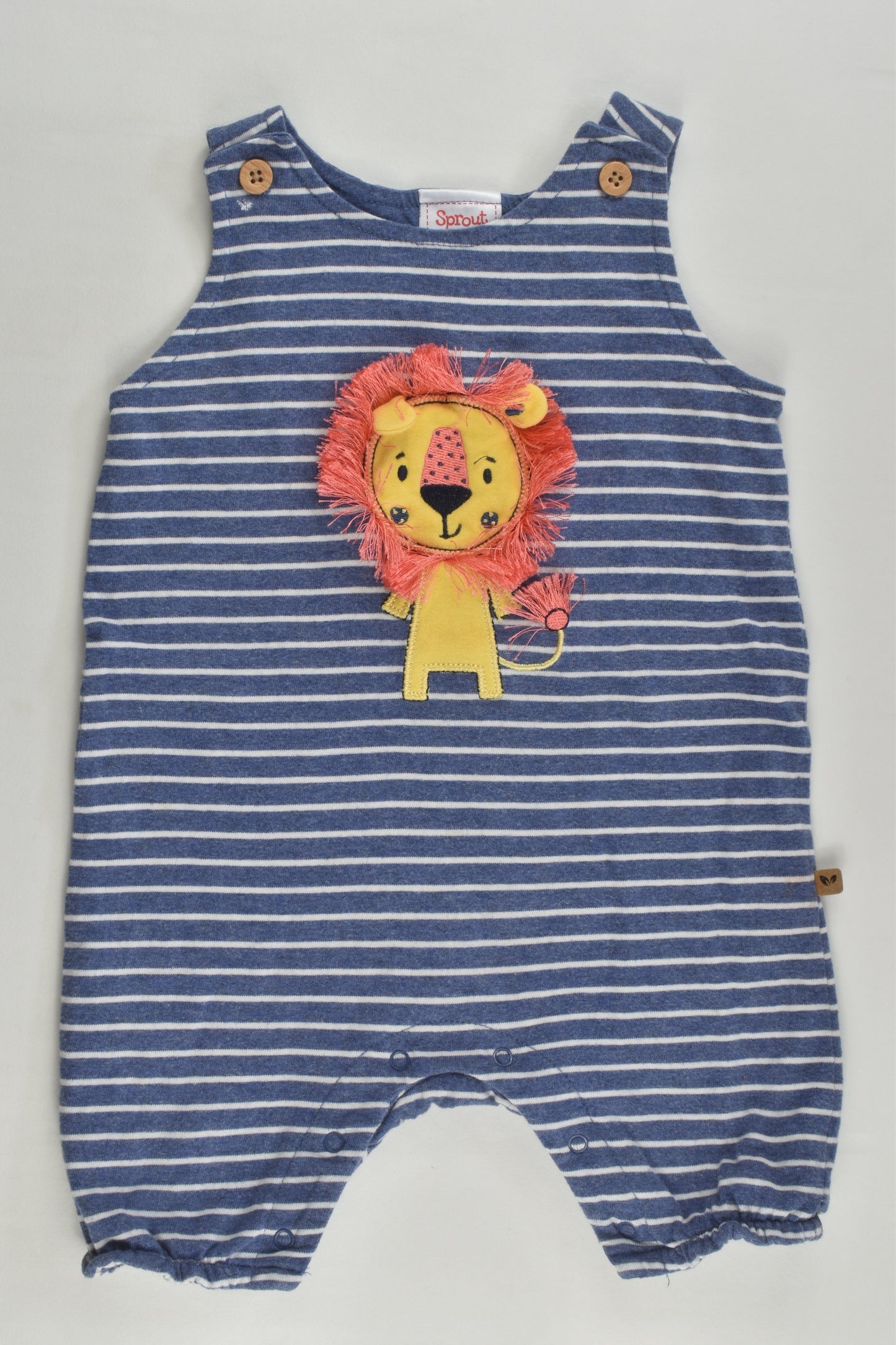 Sprout Size 0 Lined Lion Short Romper