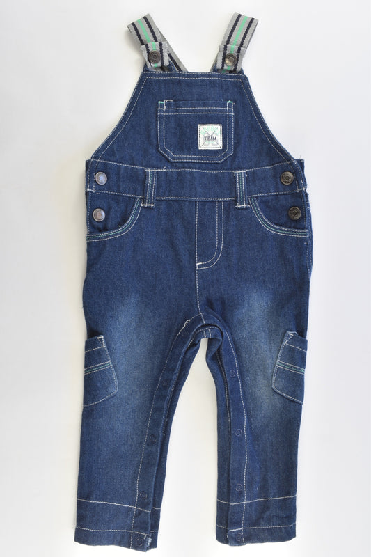 Sprout Size 0 Stretchy Denim Overalls
