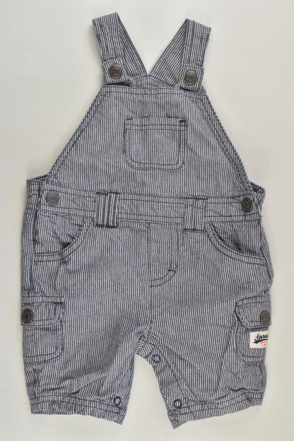 Sprout Size 0 Striped Short Overalls