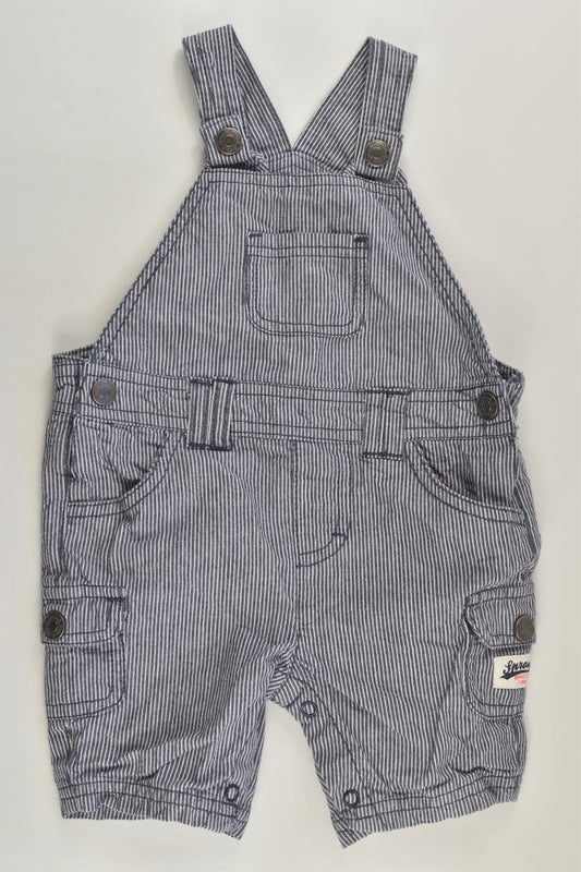 Sprout Size 0 Striped Short Overalls