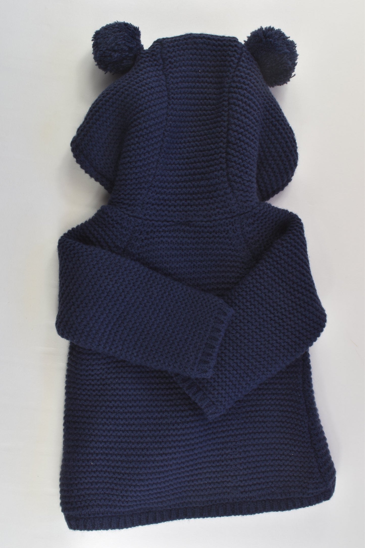 Sprout Size 00 (3-6 months) Warm Knitted Hooded Jumper