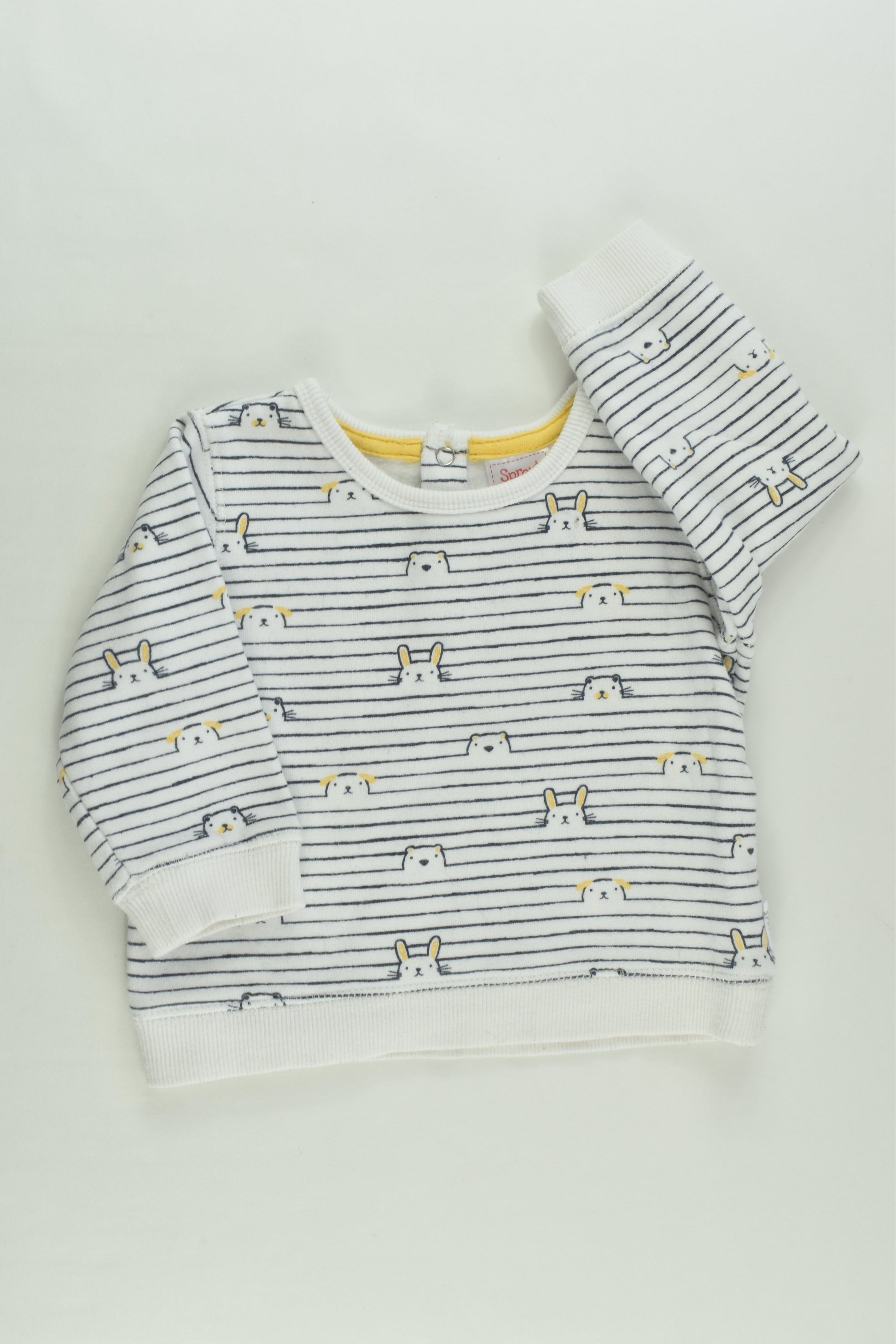 Sprout Size 00 Animals Sweater