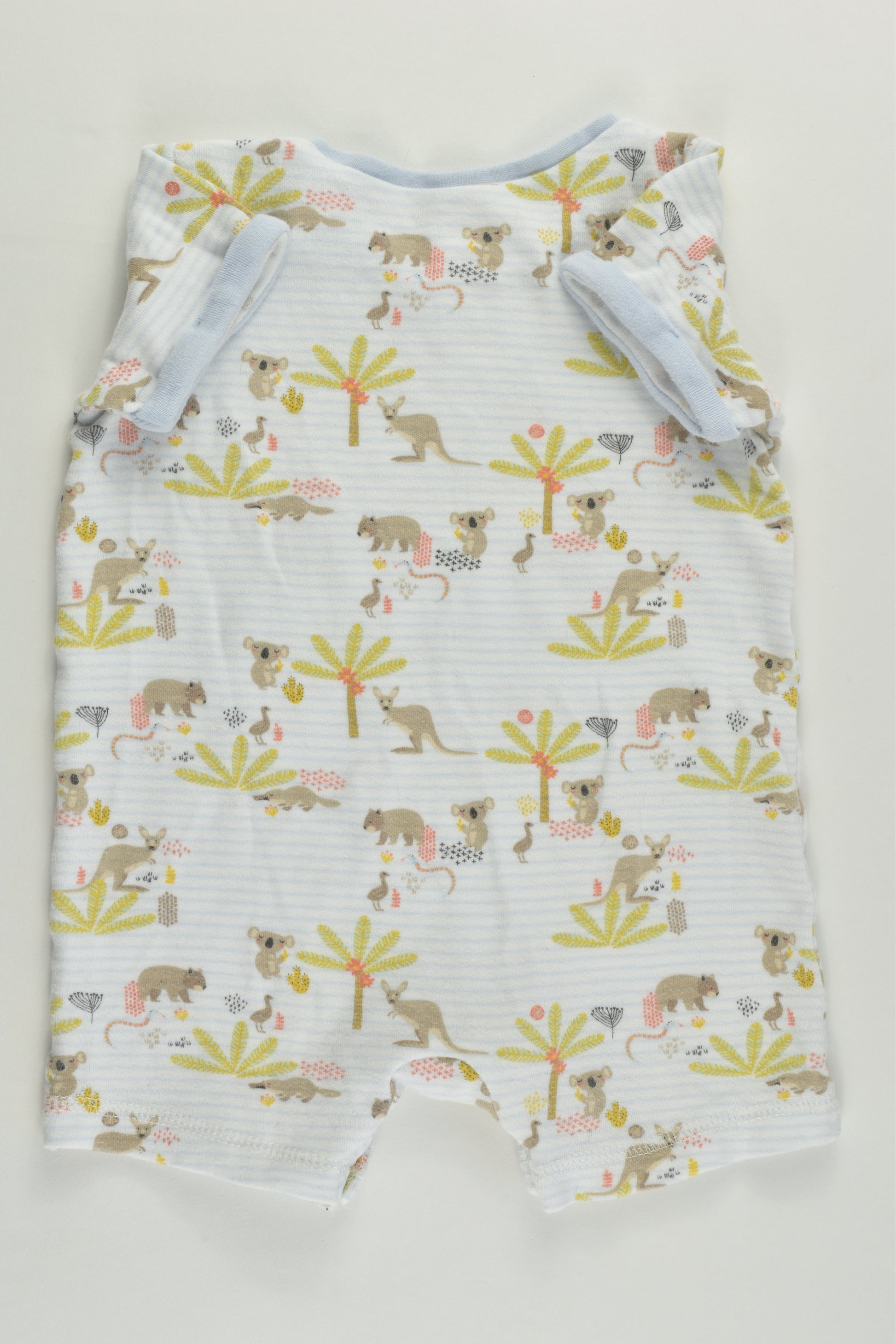Sprout Size 00 Australian Animals Short Romper