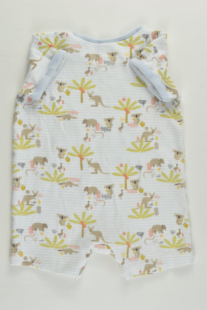 Sprout Size 00 Australian Animals Short Romper