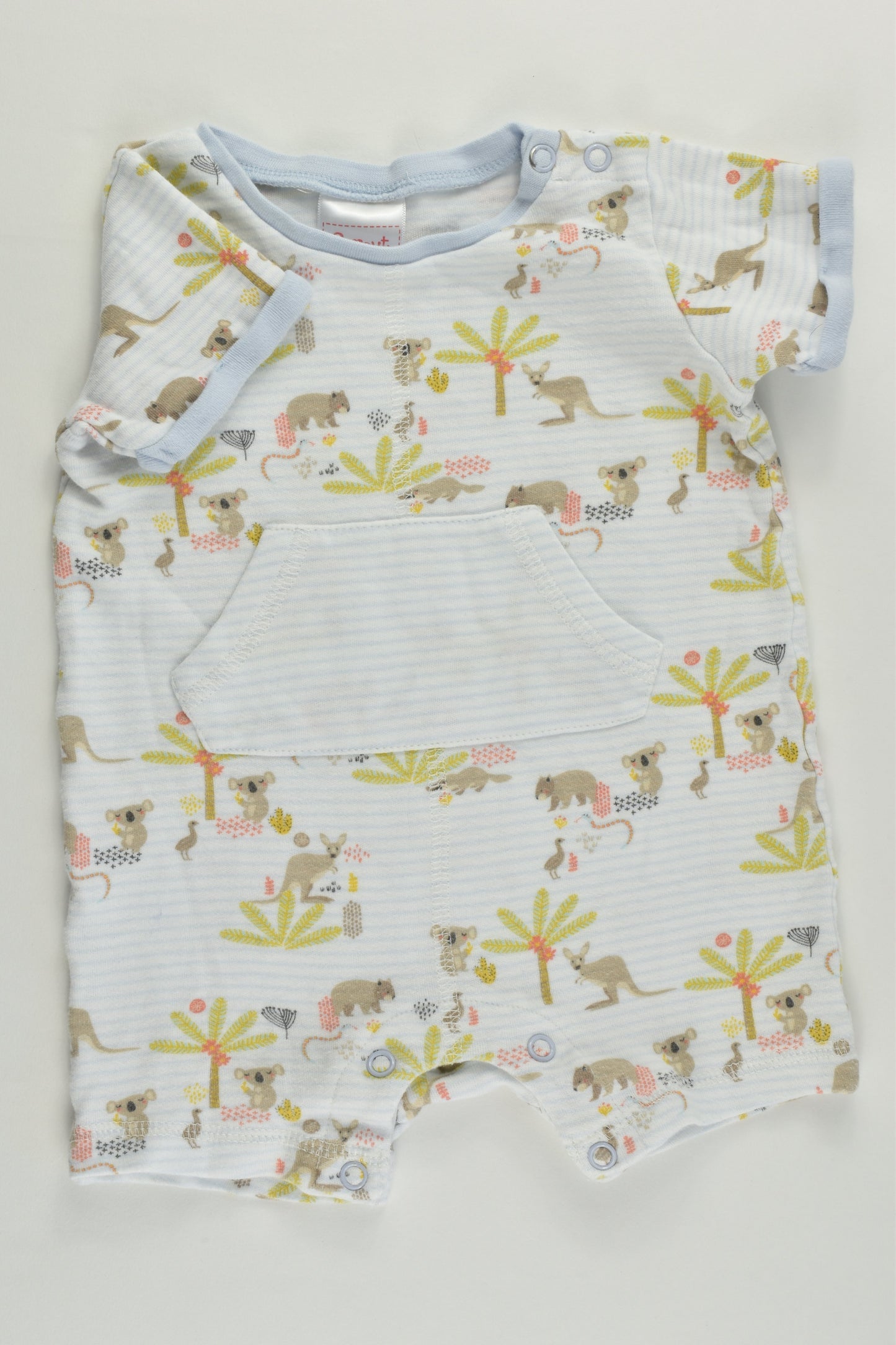 Sprout Size 00 Australian Animals Short Romper