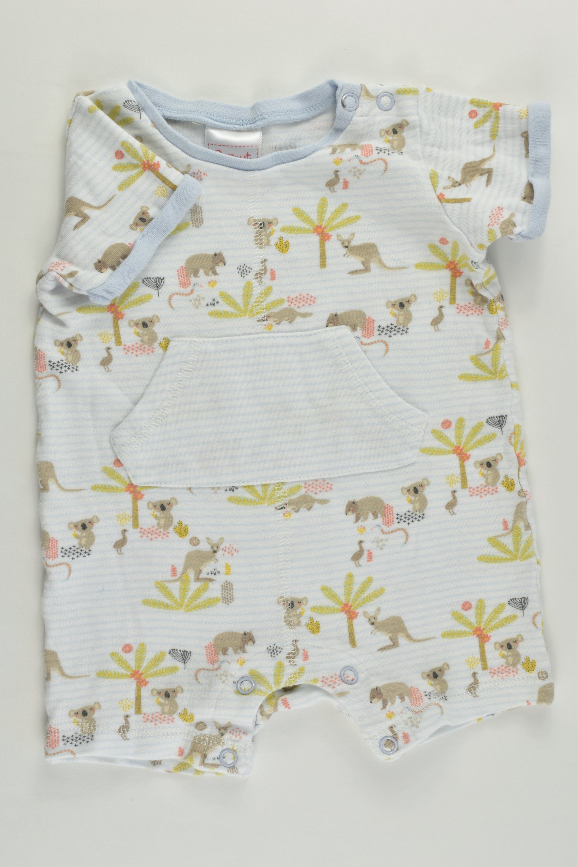Sprout Size 00 Australian Animals Short Romper