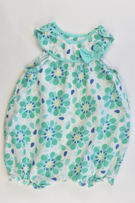 Sprout Size 00 Floral Playsuit