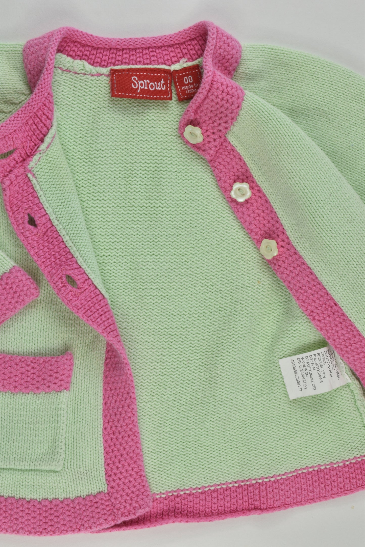 Sprout Size 00 Knitted Cardigan