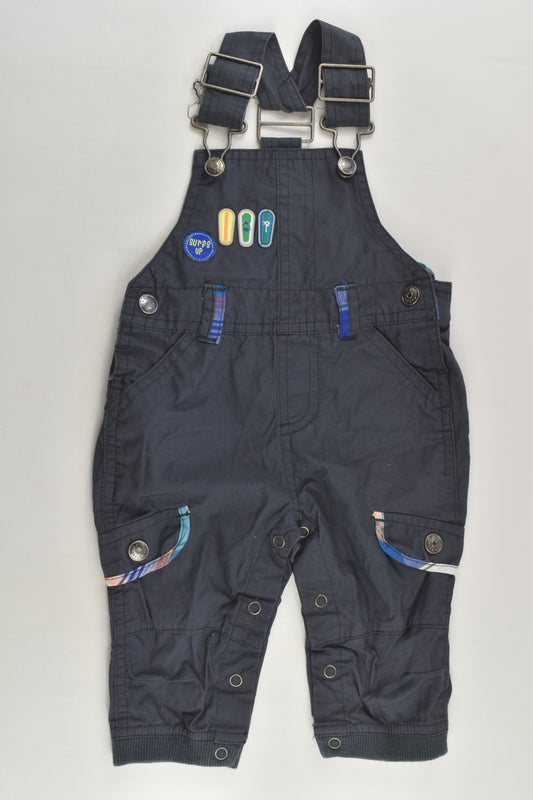 Sprout Size 00 Lightweight 'Surf's Up' Overalls