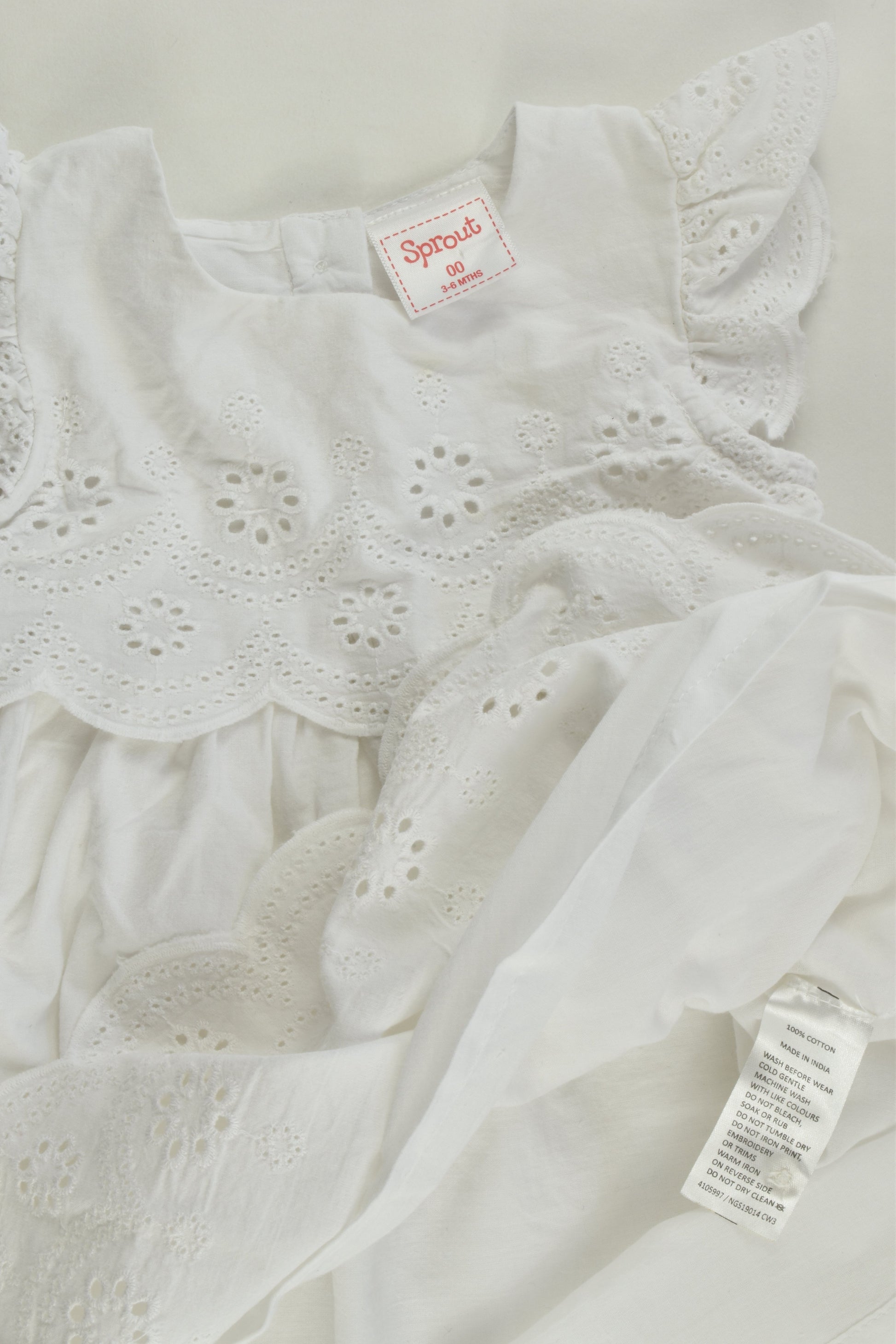 Sprout Size 00 Lined Lace Detail Dress