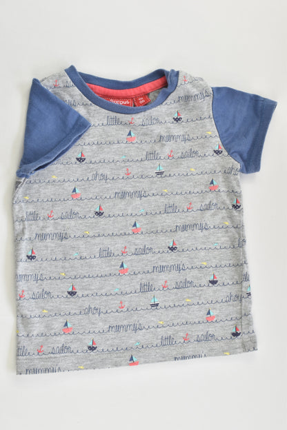 Sprout Size 00 'Mummy's Little Sailor' T-shirt