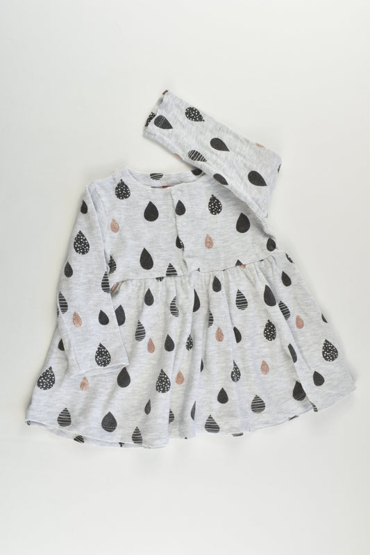 Sprout Size 00 Rain Drops Dress