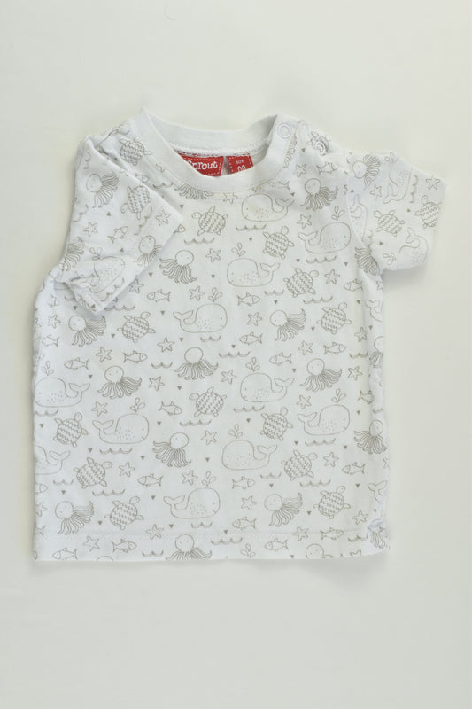 Sprout Size 00 Sea Creatures T-shirt