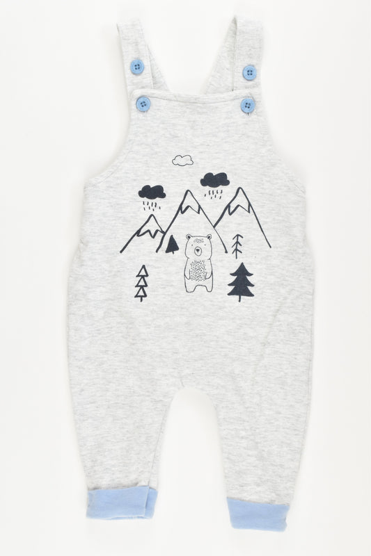 Sprout Size 000 (0-3 months) Overalls