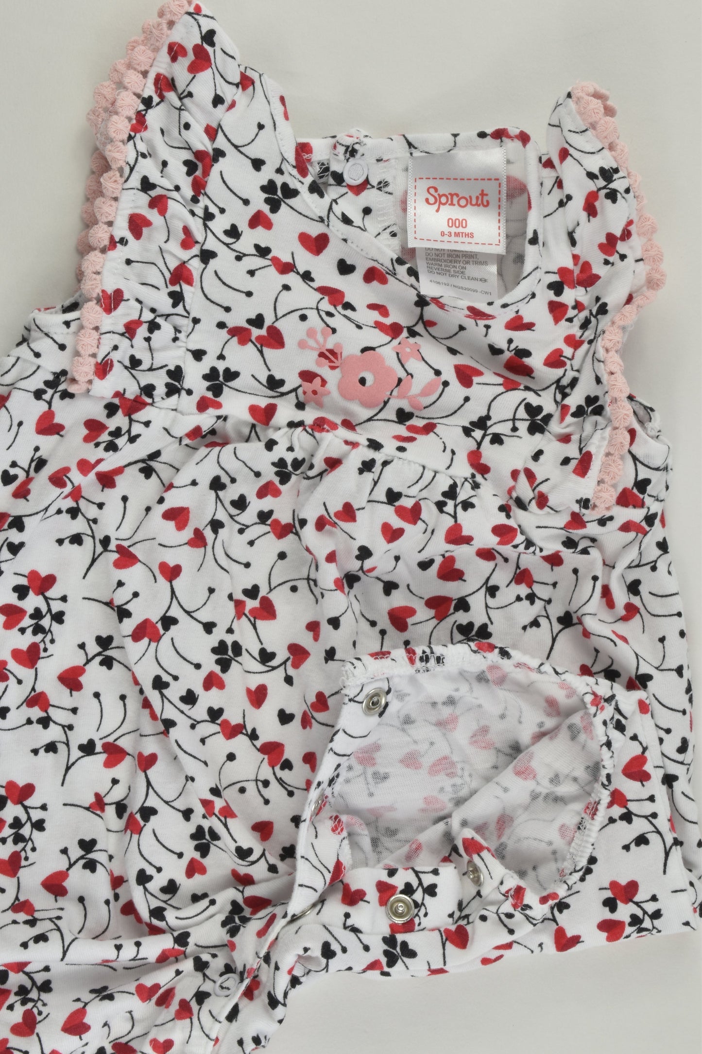 Sprout Size 000 (0-3 months) Short Romper