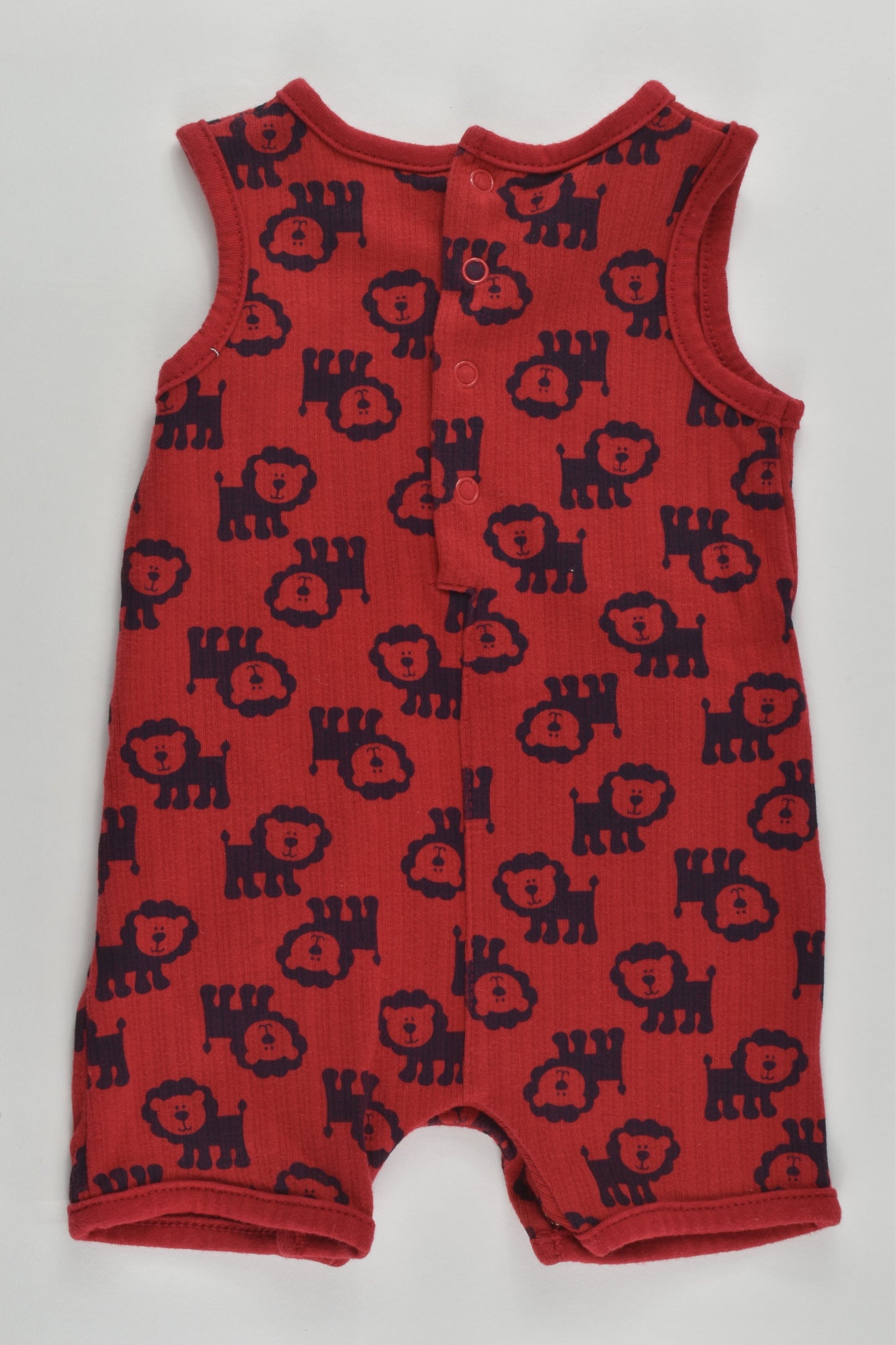 Sprout Size 000 Lions Short Romper