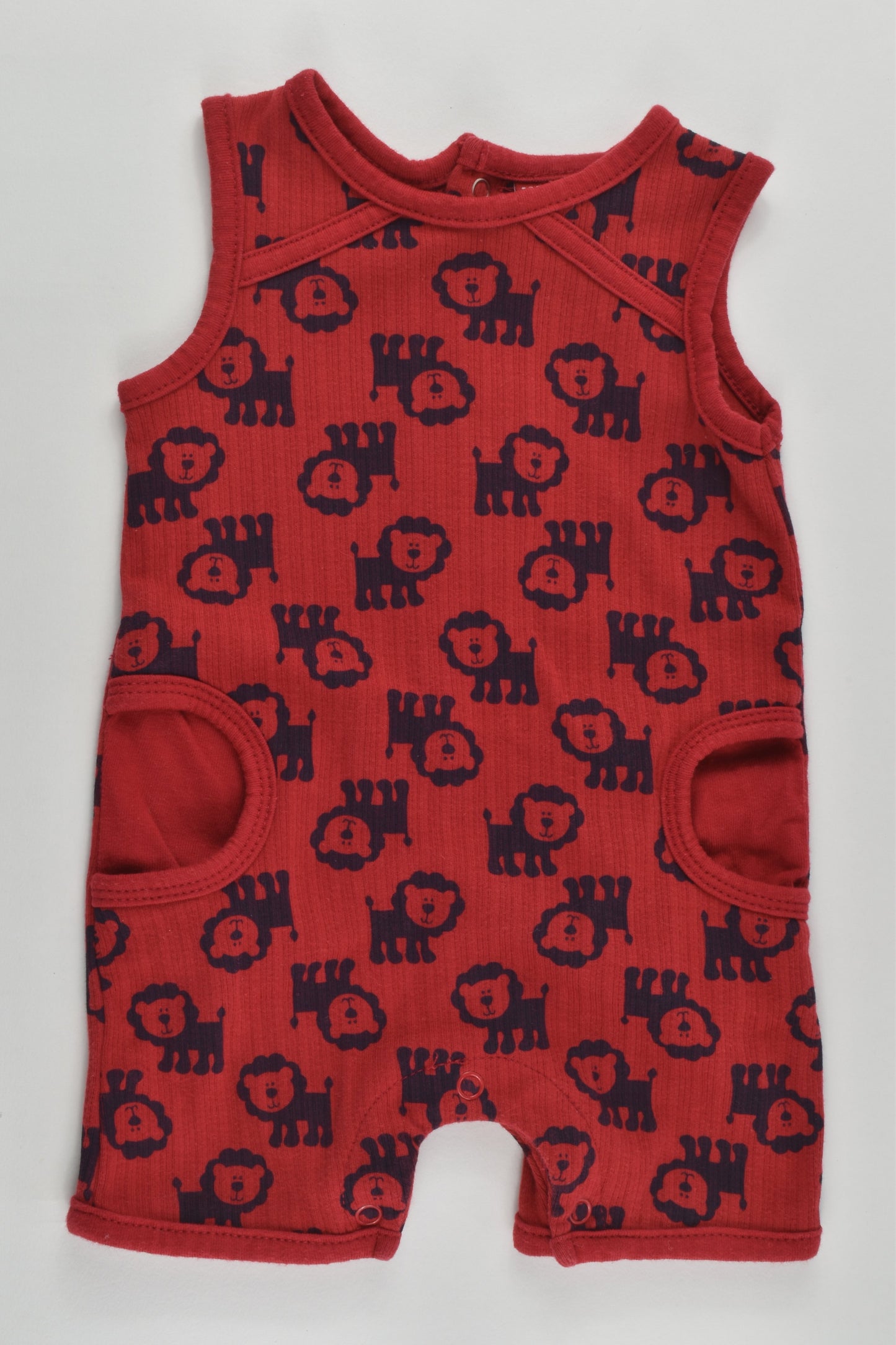 Sprout Size 000 Lions Short Romper