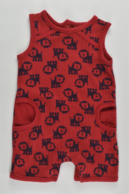 Sprout Size 000 Lions Short Romper