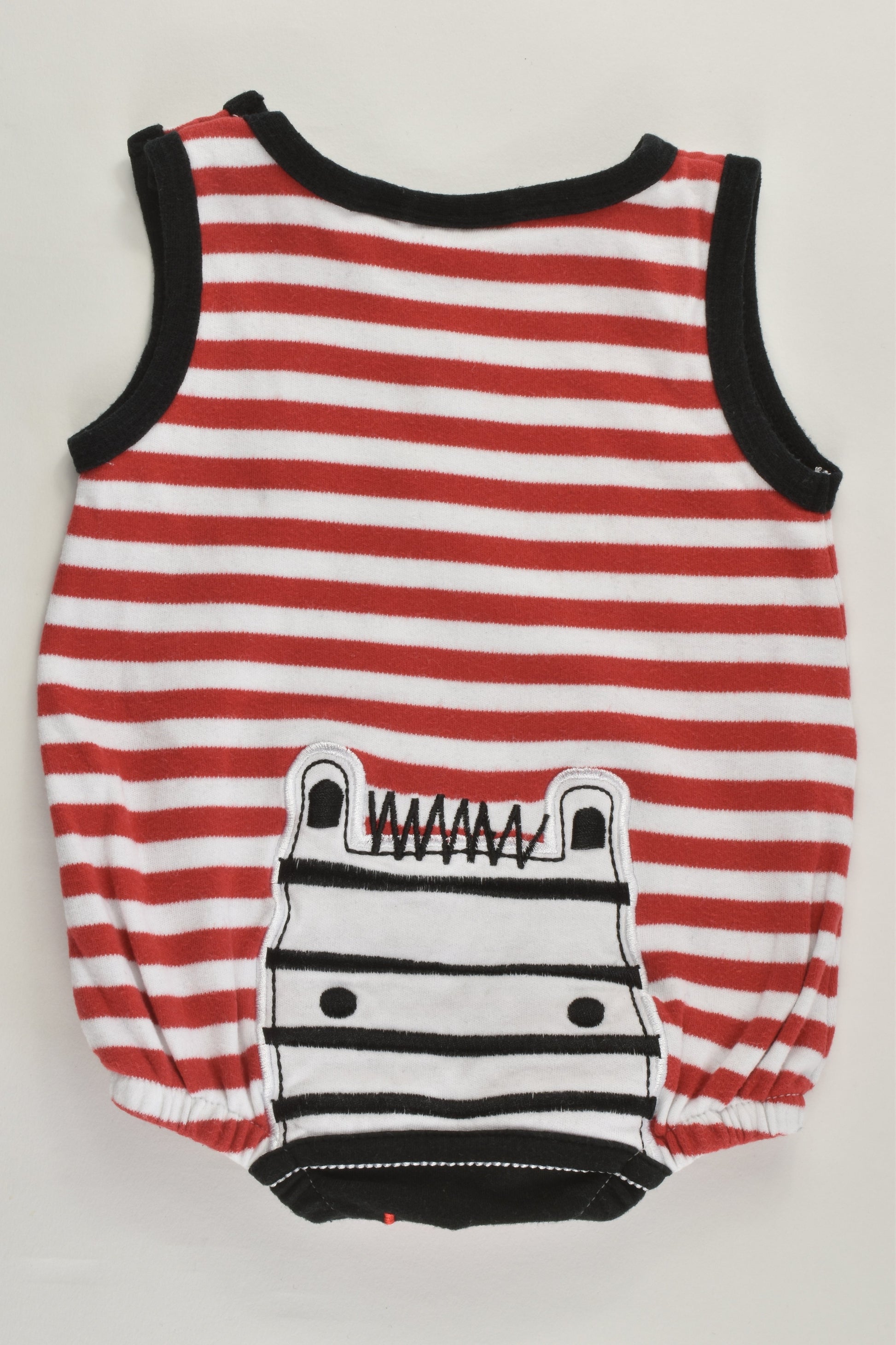 Sprout Size 000 'Little Zebra' Summer Romper