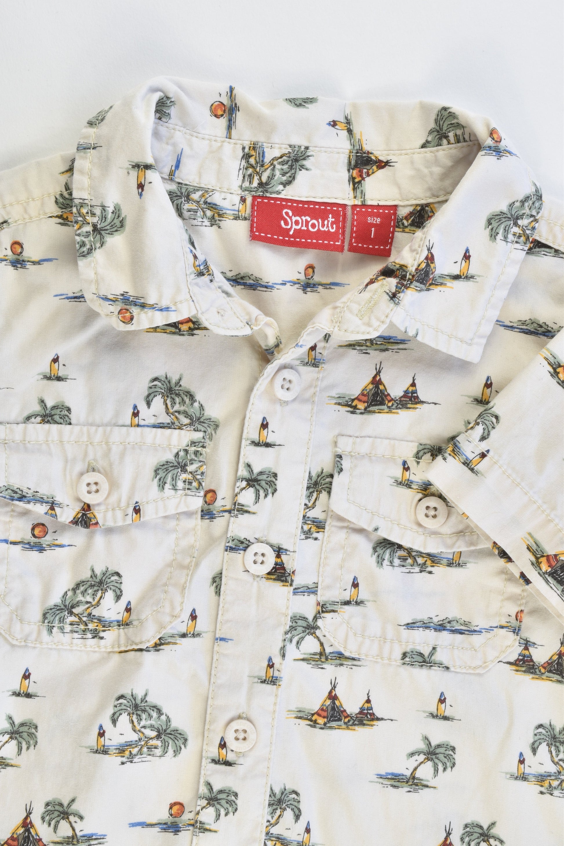 Sprout Size 1 Collared Shirt