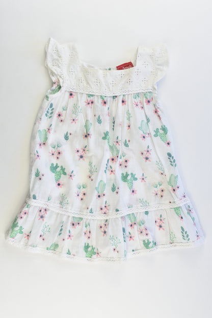 Sprout Size 2 Floral Dress with Lace Details