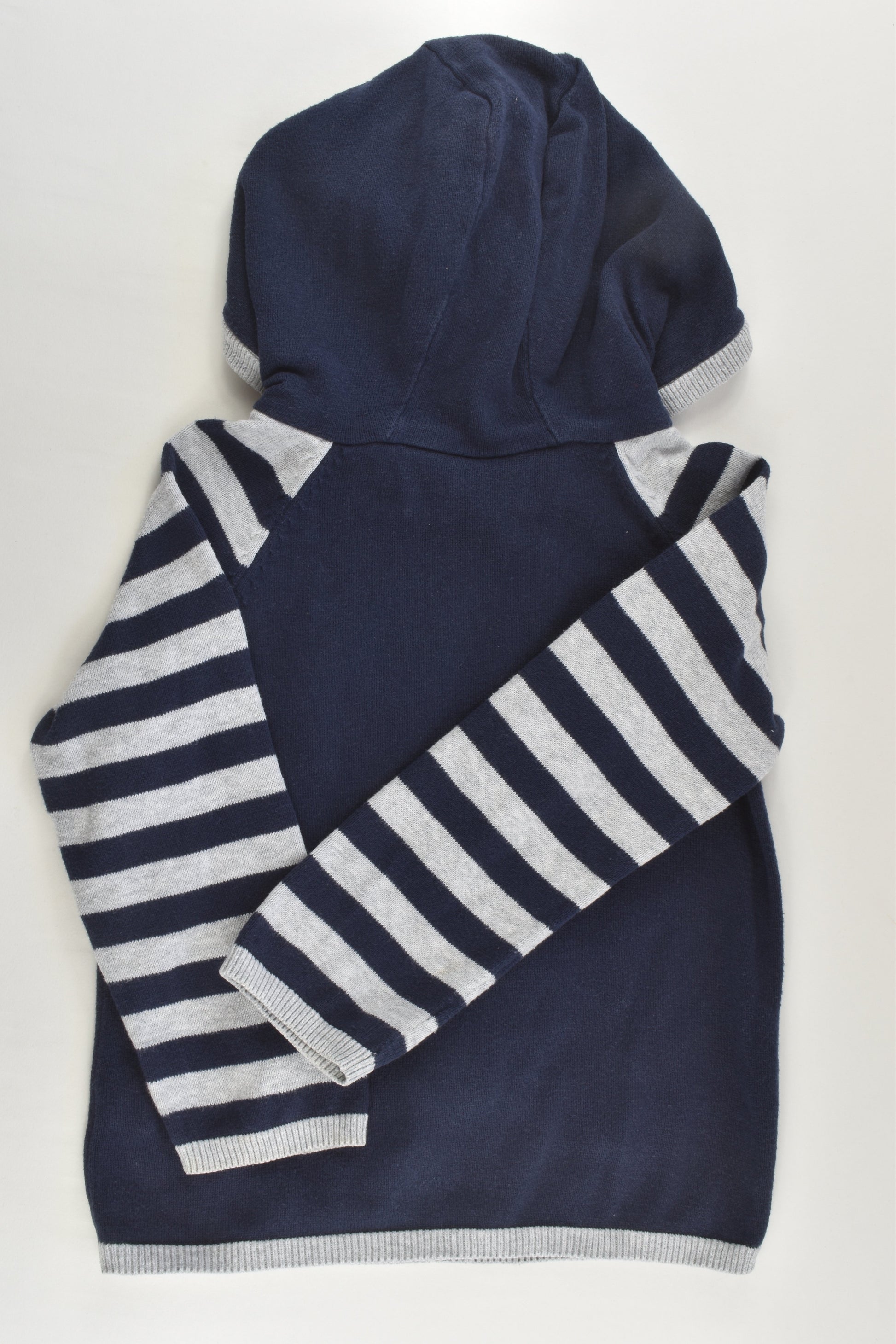 Sprout Size 2 Hooded Knitted Jumper