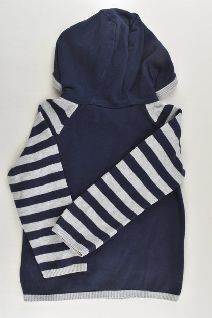 Sprout Size 2 Hooded Knitted Jumper