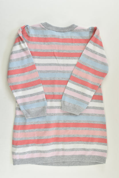 Sprout Size 2 Knitted Striped Dress