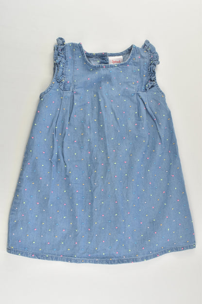 Sprout Size 2 Lightweight Denim Dress