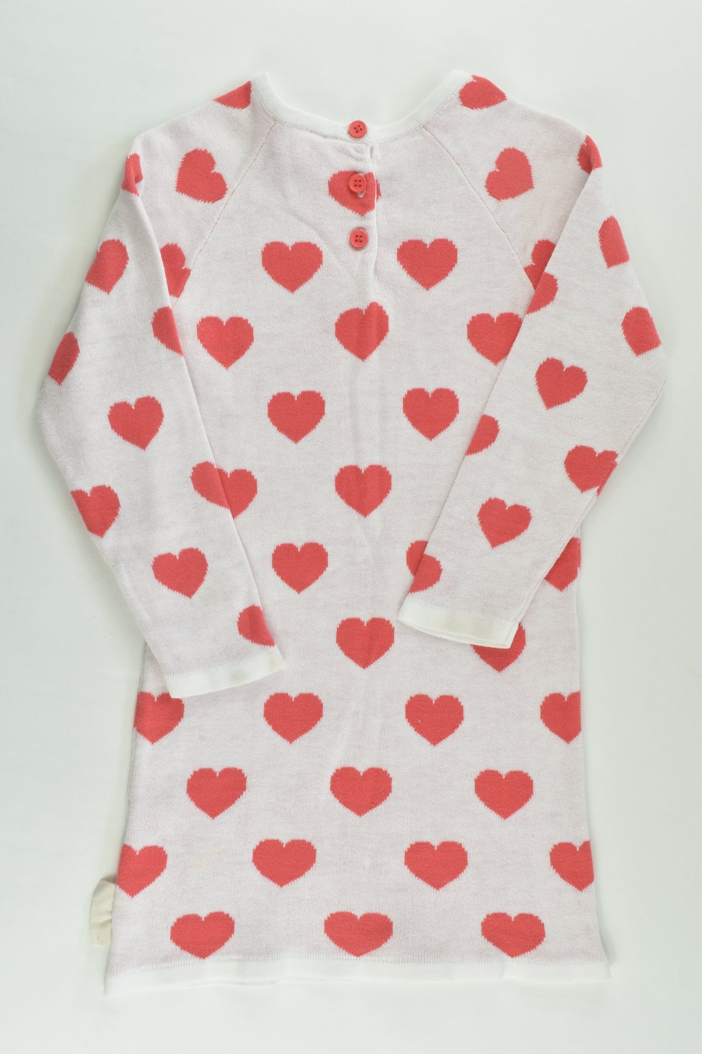 Sprout Size 2 Love Hearts Knitted Dress