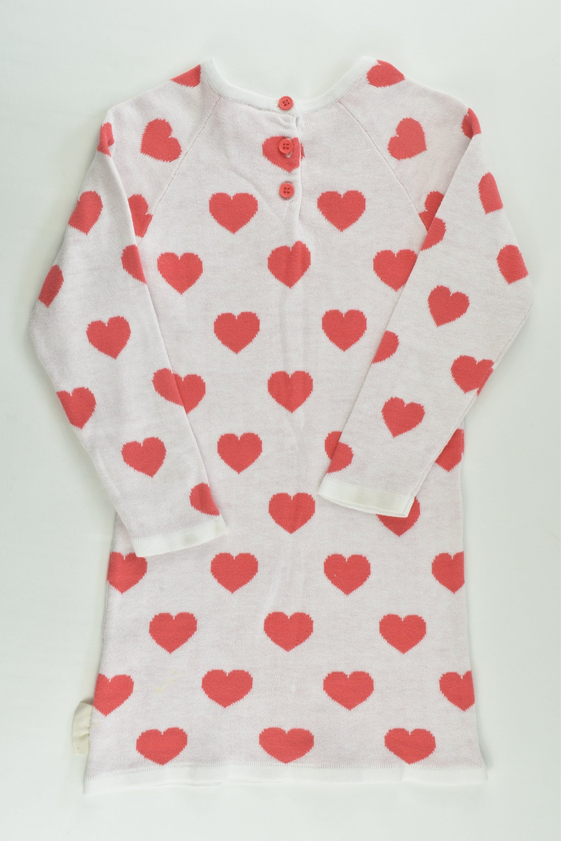 Sprout Size 2 Love Hearts Knitted Dress