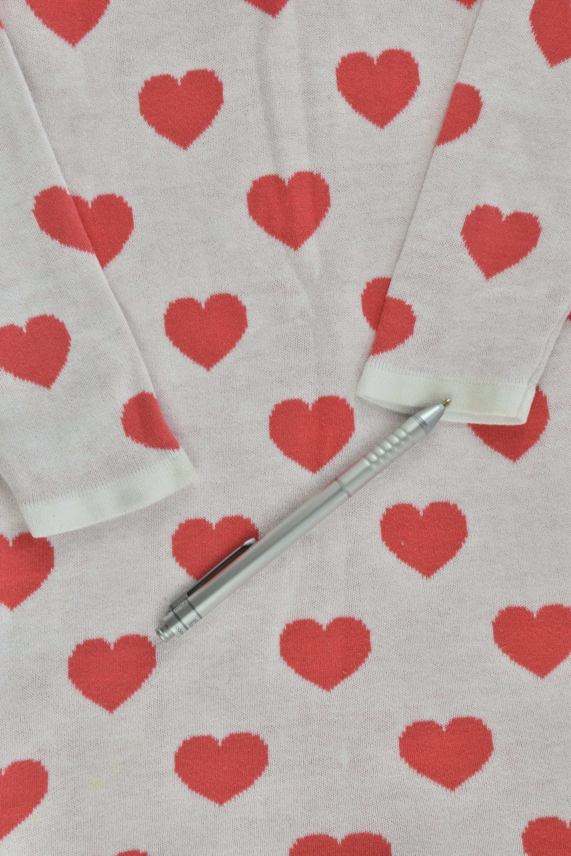 Sprout Size 2 Love Hearts Knitted Dress