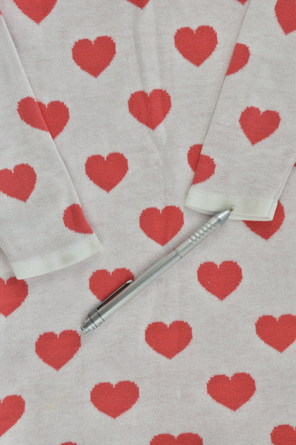 Sprout Size 2 Love Hearts Knitted Dress