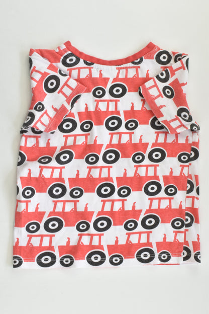 Sprout Size 2 Retro Tractors T-shirt