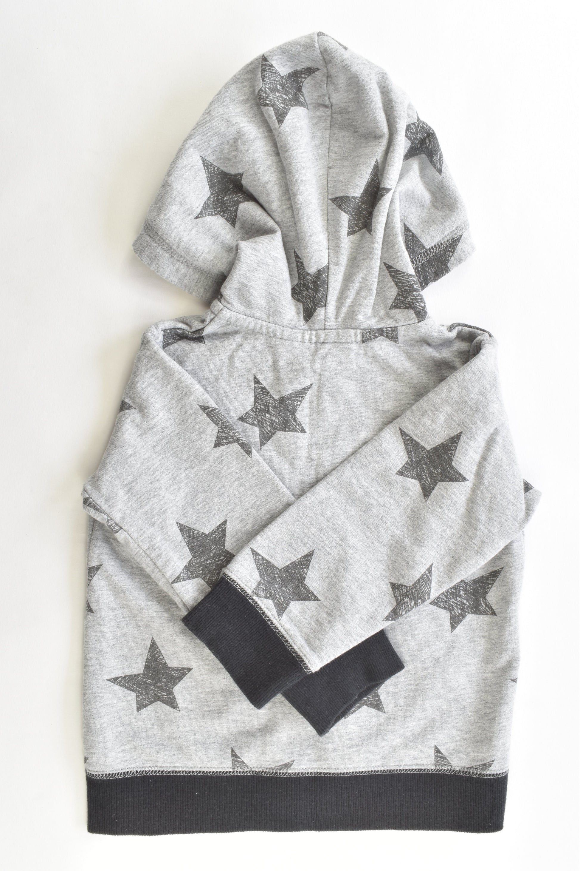 Sprout Size 2 Stars Hooded Jumper