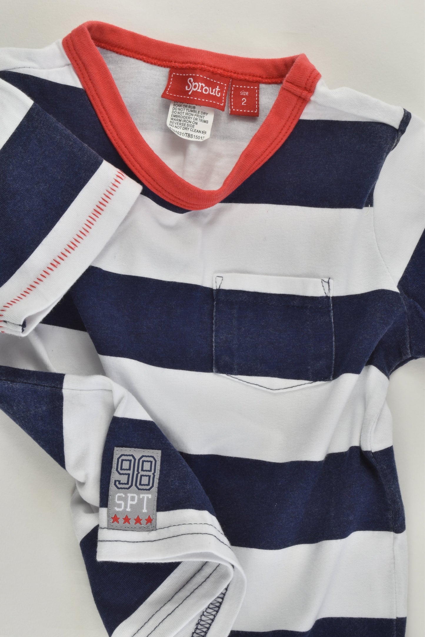 Sprout Size 2 Striped T-shirt