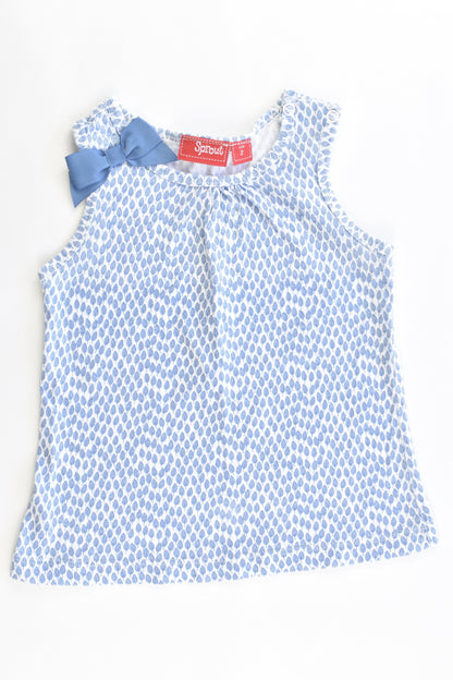 Sprout Size 2 Tank Top with Bow