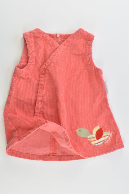 Spudbaby Size 00 Bird Soft Cord Dress