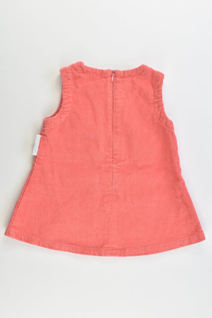 Spudbaby Size 00 Bird Soft Cord Dress
