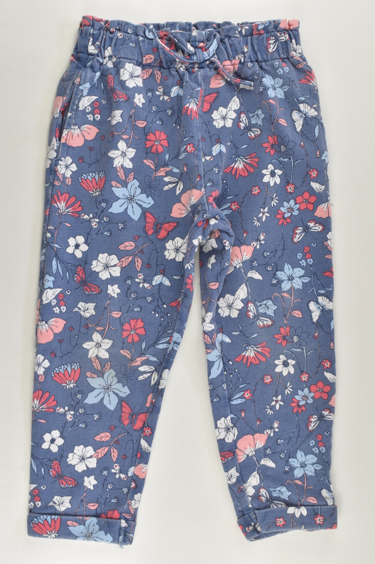 St Bernard for Dunnes Size 2-3 Faded-look Floral Track Pants