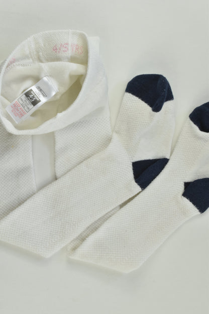 St Bernard for Dunnes Size 4-5 Footed Tights