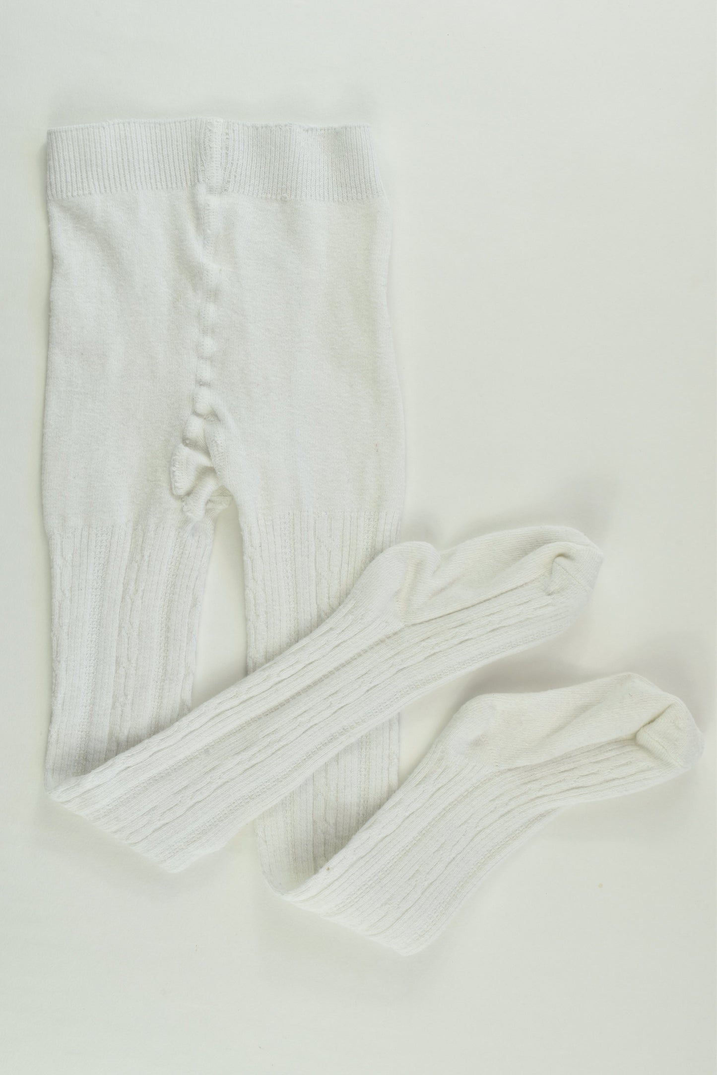 St Bernard for Dunnes Size 4-5 White Footed Tights