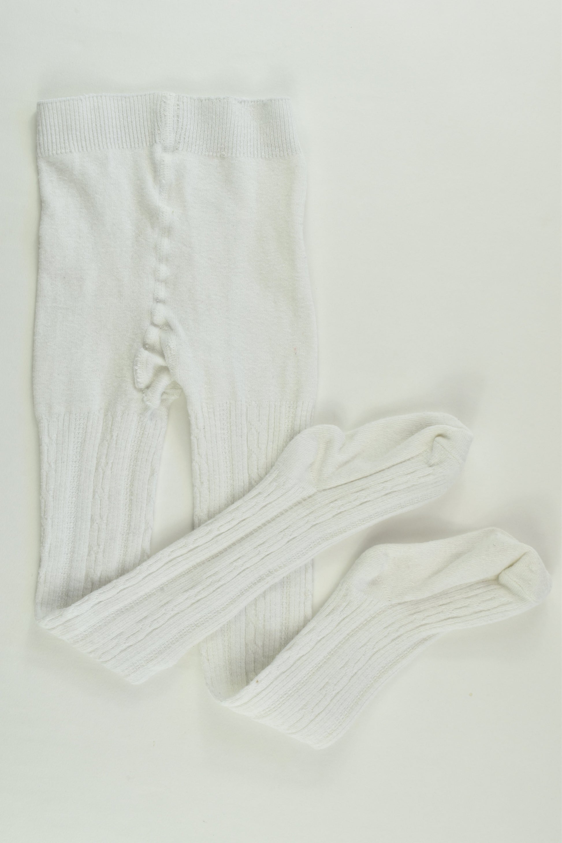 St Bernard for Dunnes Size 4-5 White Footed Tights